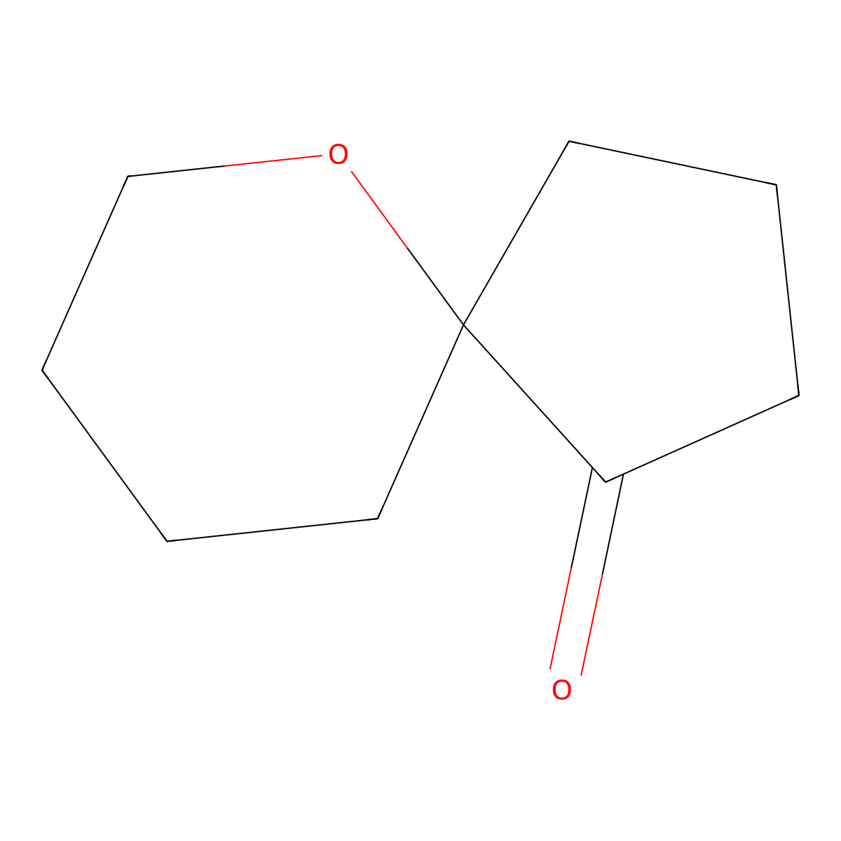 6-Oxaspiro[4.5]decan-1-one molecular structure, CAS 1609254-69-4