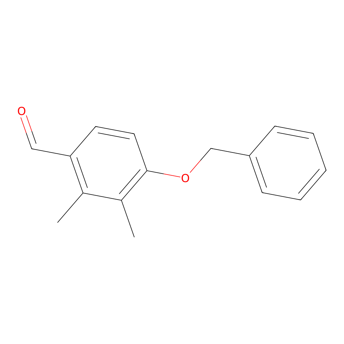 2,3-Dimethyl-4-(phenylmethoxy)benzaldehyde molecular structure, CAS 1609289-76-0