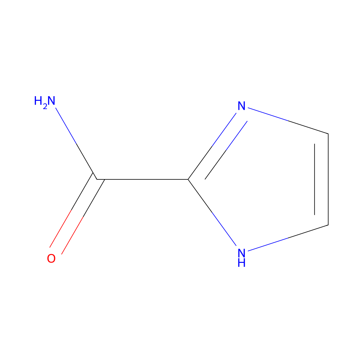 Imidazolecarboxamide molecular structure, CAS 16093-82-6