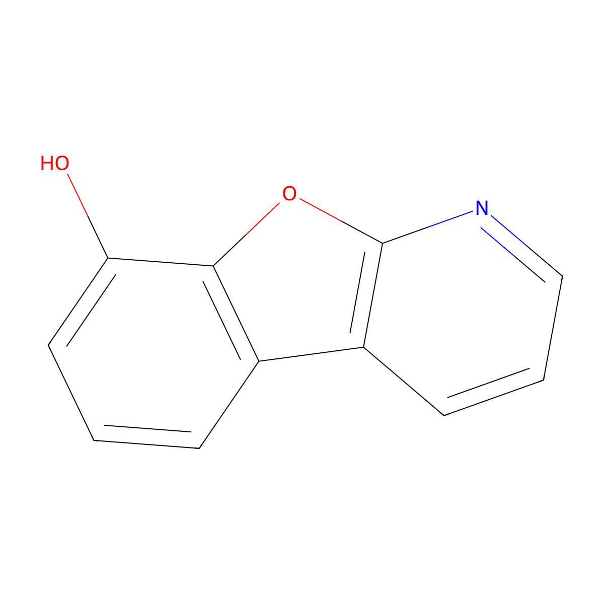 Benzofuro[2,3-b]pyridin-8-ol molecular structure, CAS 1609373-91-2