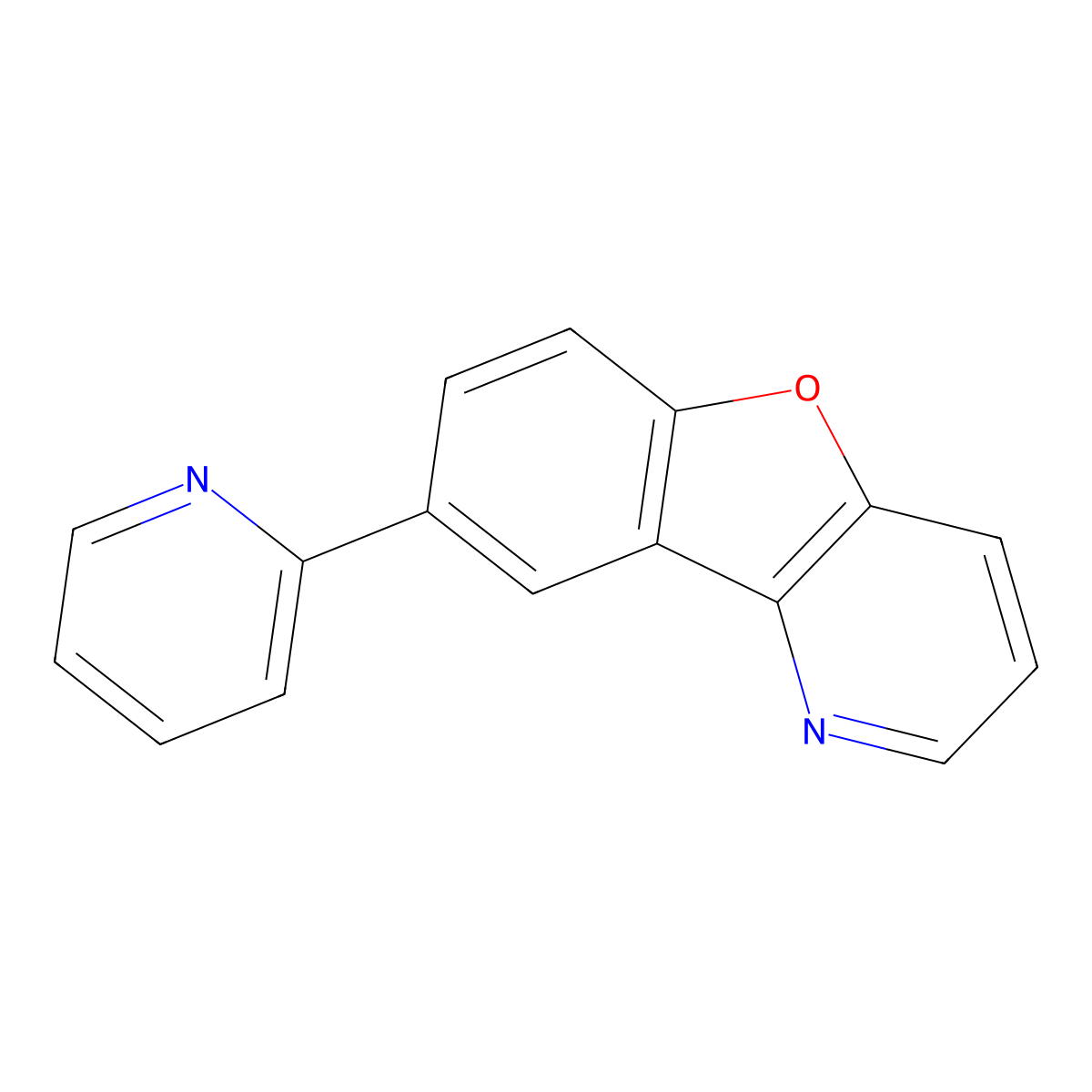 8-(Pyridin-2-yl)benzofuro[3,2-b]pyridine molecular structure, CAS 1609373-94-5
