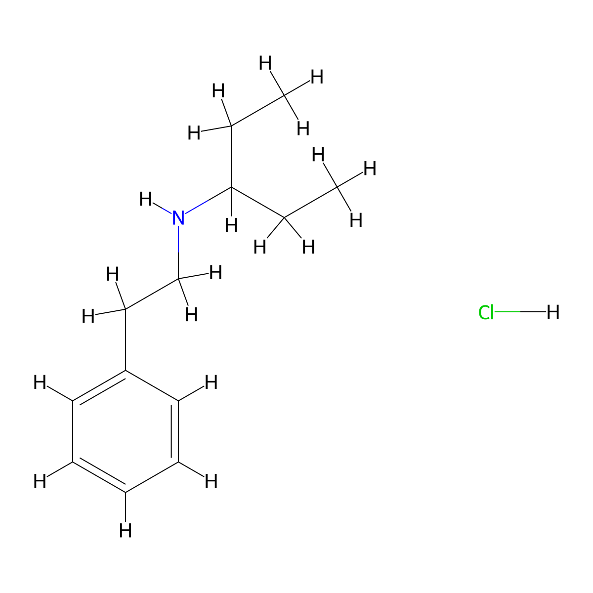 N-(2-Phenylethyl)-3-pentanamine hydrochloride molecular structure, CAS 1609401-16-2
