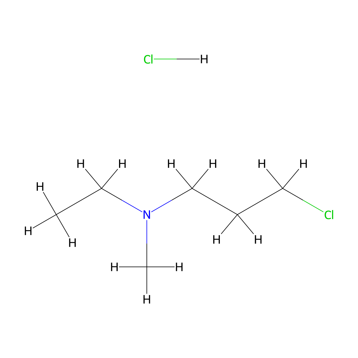 (3-Chloropropyl)ethyl(methyl)amine hydrochloride molecular structure, CAS 1609401-32-2