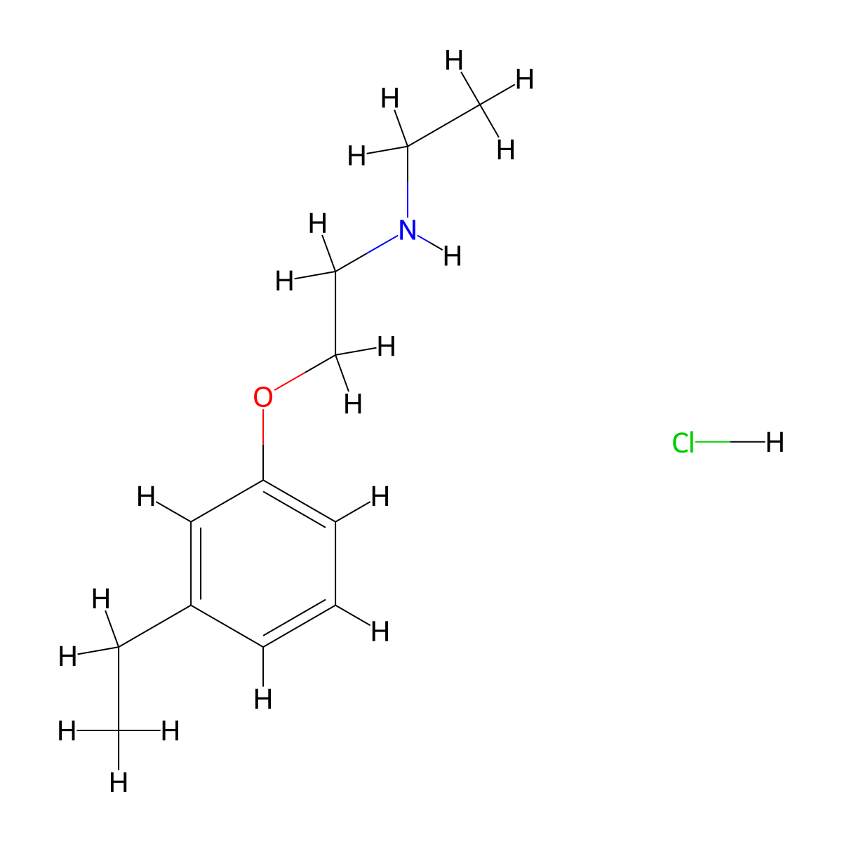 N-Ethyl-2-(3-ethylphenoxy)ethanamine hydrochloride molecular structure, CAS 1609409-03-1