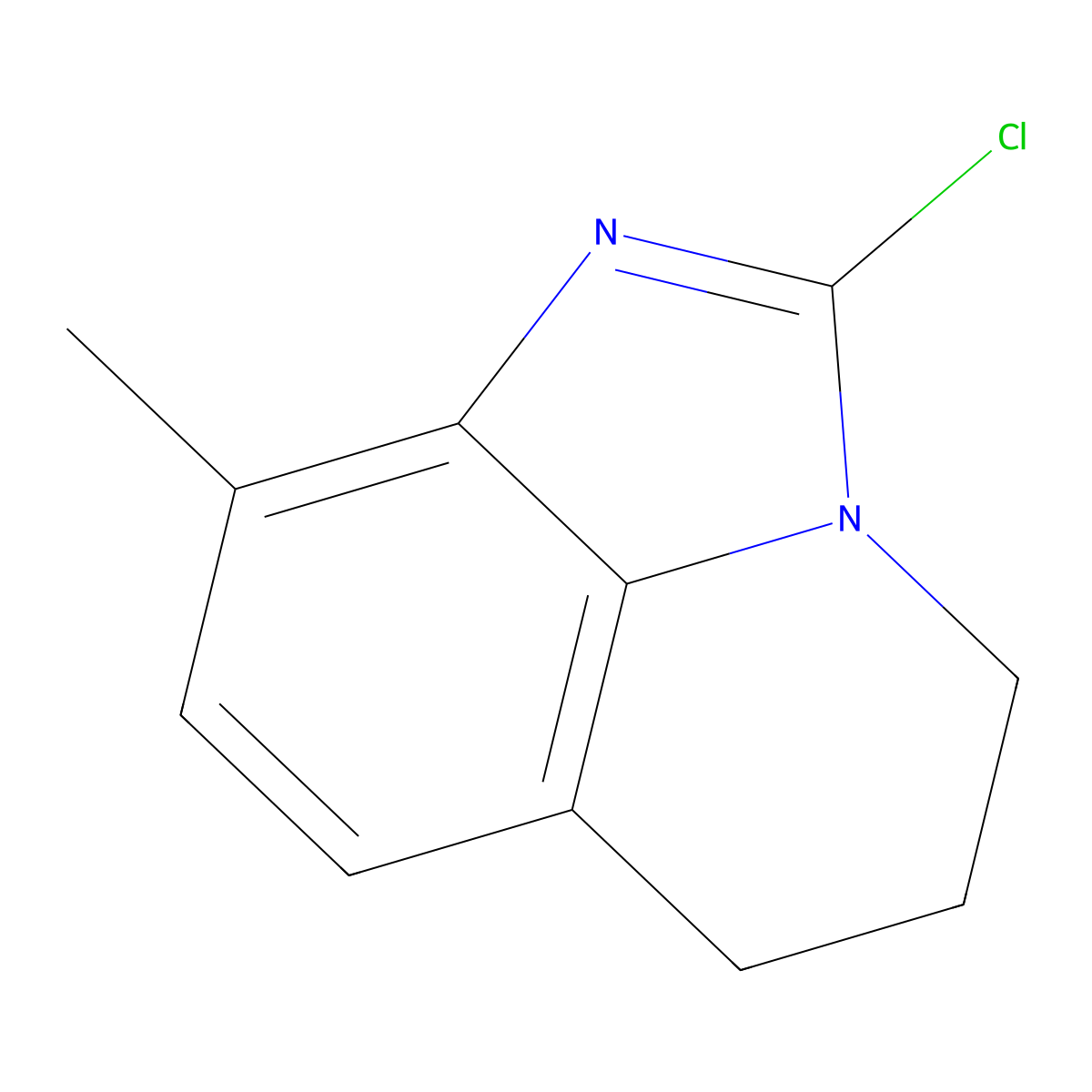 2-Chloro-9-methyl-5,6-dihydro-4H-imidazo[4,5,1-ij]quinoline molecular structure, CAS 1609453-56-6