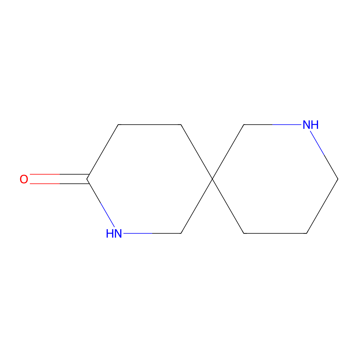 2,8-Diazaspiro[5.5]undecan-3-one molecular structure, CAS 1609522-15-7
