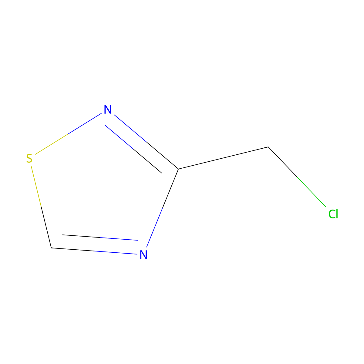 3-(Chloromethyl)-1,2,4-thiadiazole molecular structure, CAS 1609580-25-7