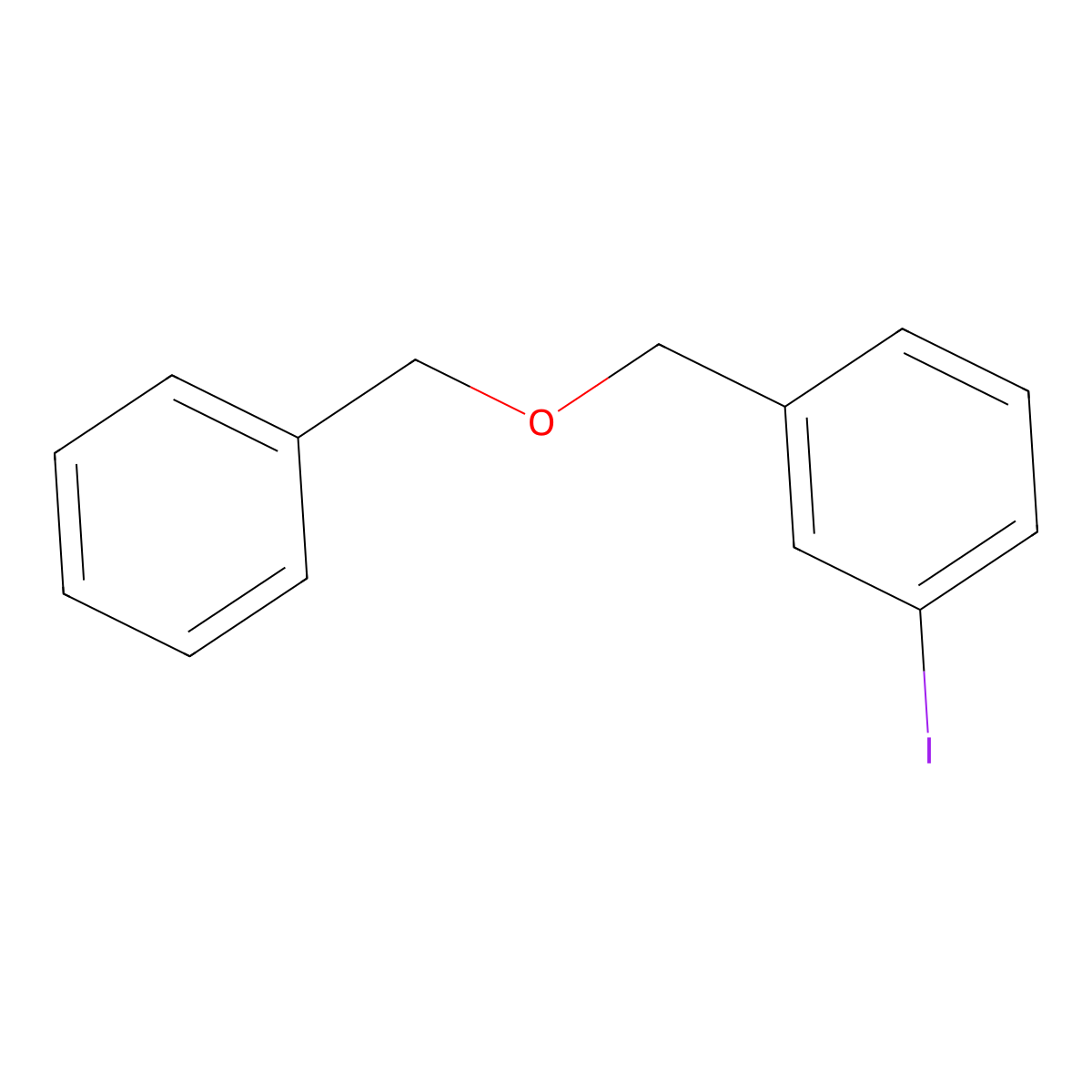 1-Benzyloxymethyl-3-iodo-benzene molecular structure, CAS 1609678-57-0