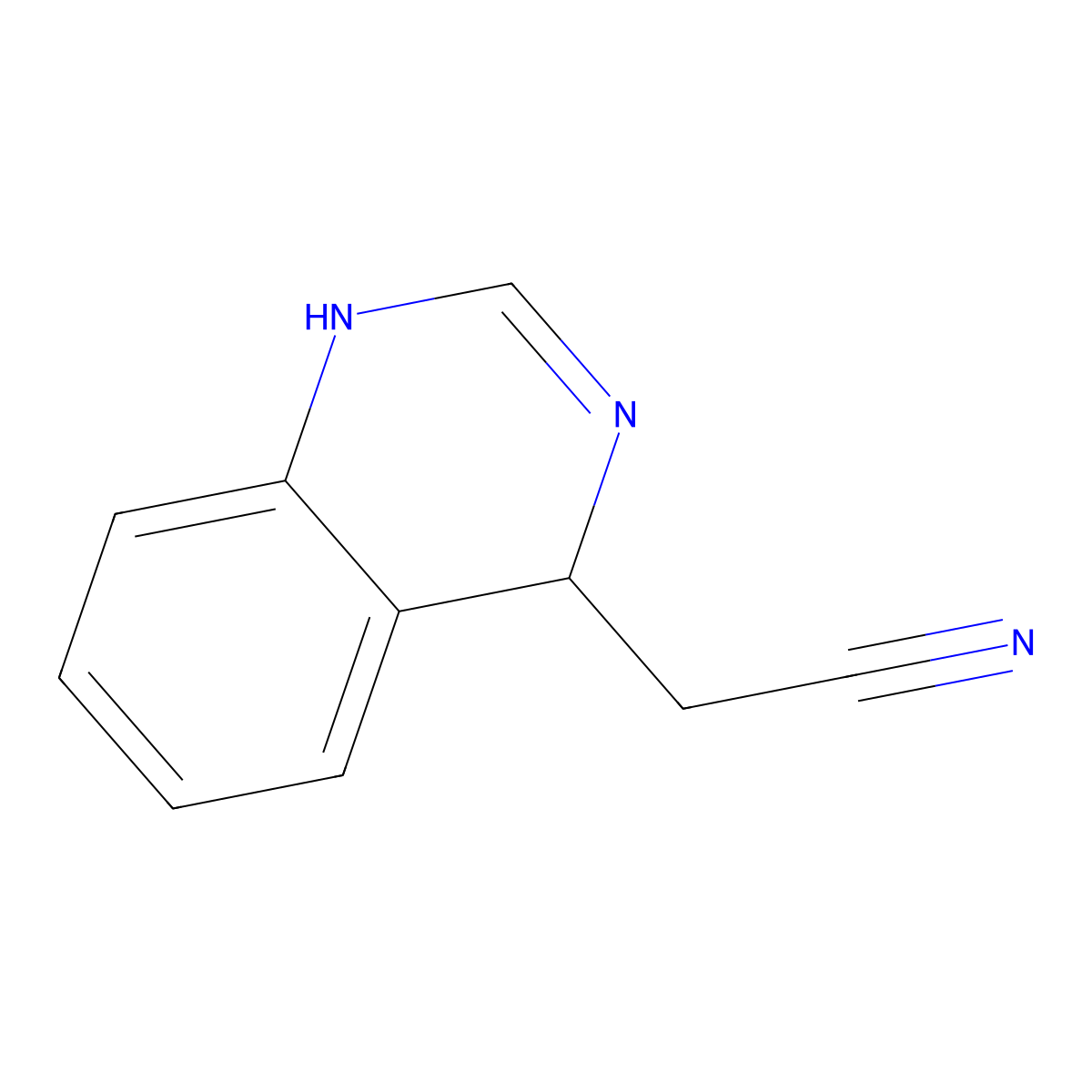 2-(3,4-Dihydroquinazolin-4-yl)acetonitrile molecular structure, CAS 1609734-96-4