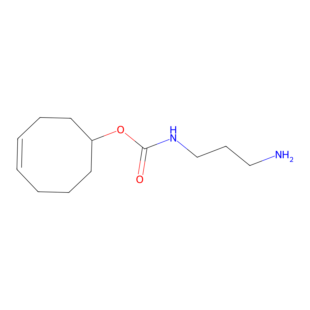 TCO-amine molecular structure, CAS 1609736-43-7