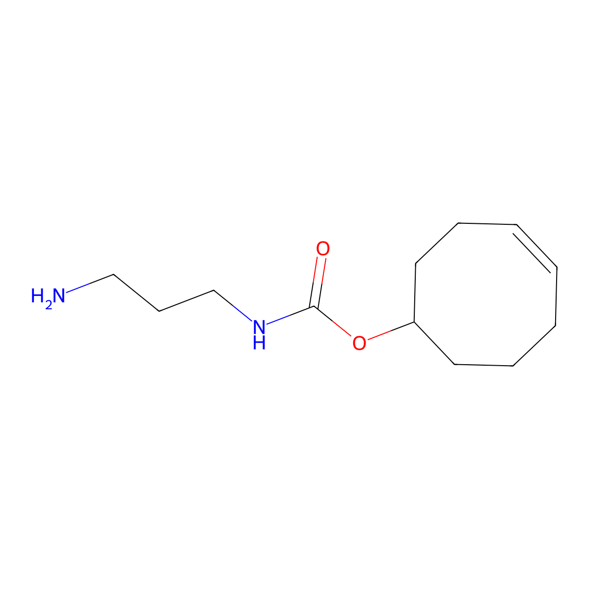 TCO-amine molecular structure, CAS 1609736-43-7
