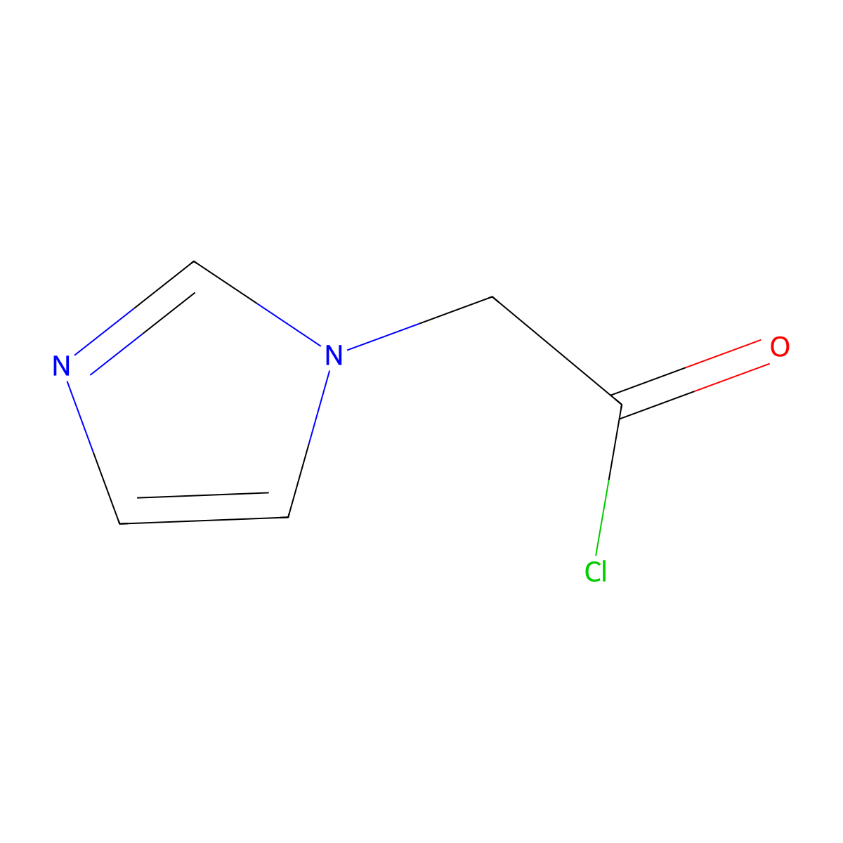 1H-Imidazole-1-acetyl chloride molecular structure, CAS 160975-66-6