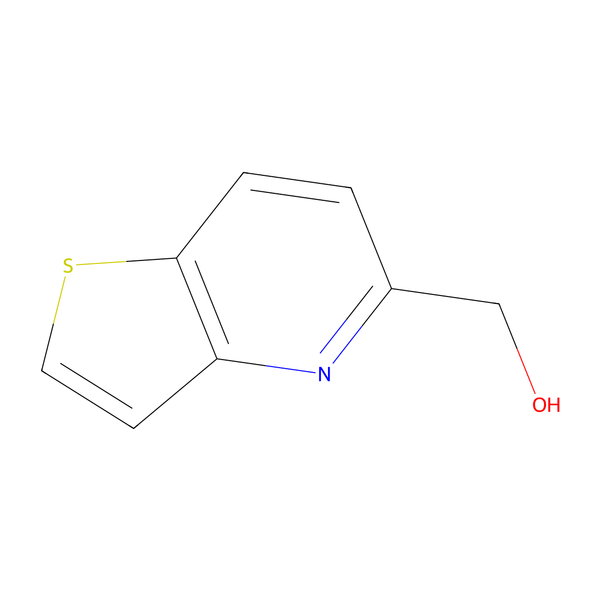Thieno[3,2-b]pyridin-5-ylmethanol molecular structure, CAS 161004-98-4