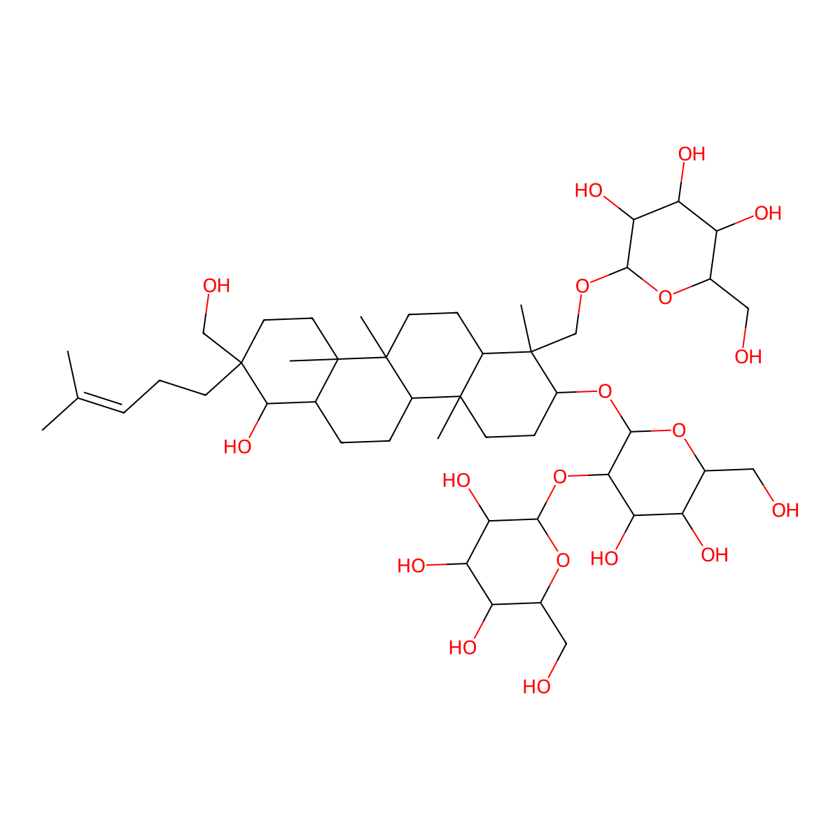 Hosenkoside O molecular structure, CAS 161016-52-0