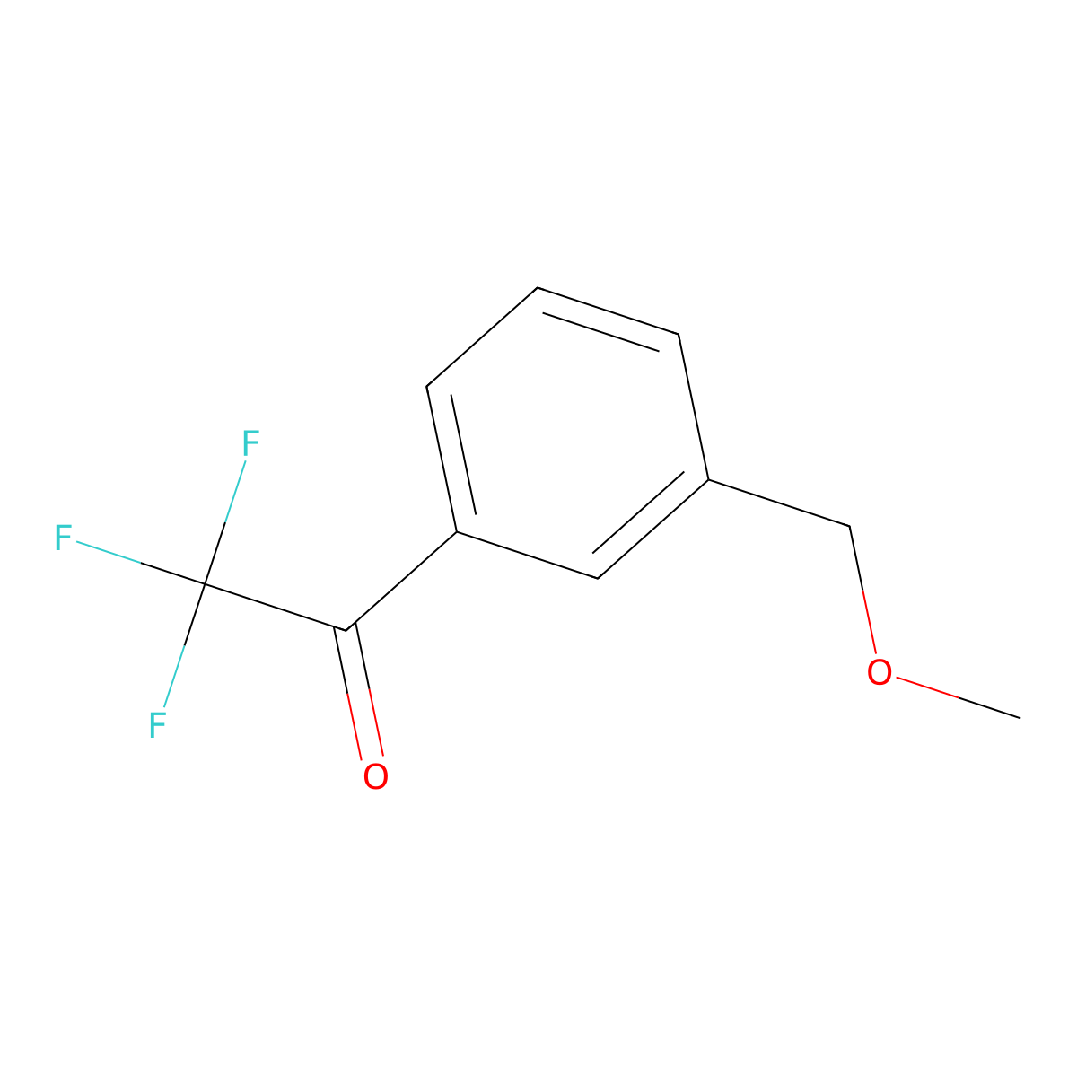 2,2,2-Trifluoro-1-(3-(methoxymethyl)phenyl)ethanone molecular structure, CAS 1610418-15-9