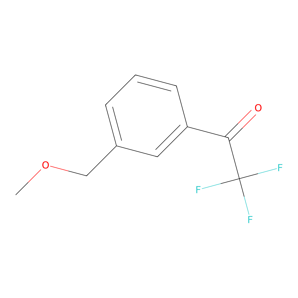 2,2,2-Trifluoro-1-(3-(methoxymethyl)phenyl)ethanone molecular structure, CAS 1610418-15-9