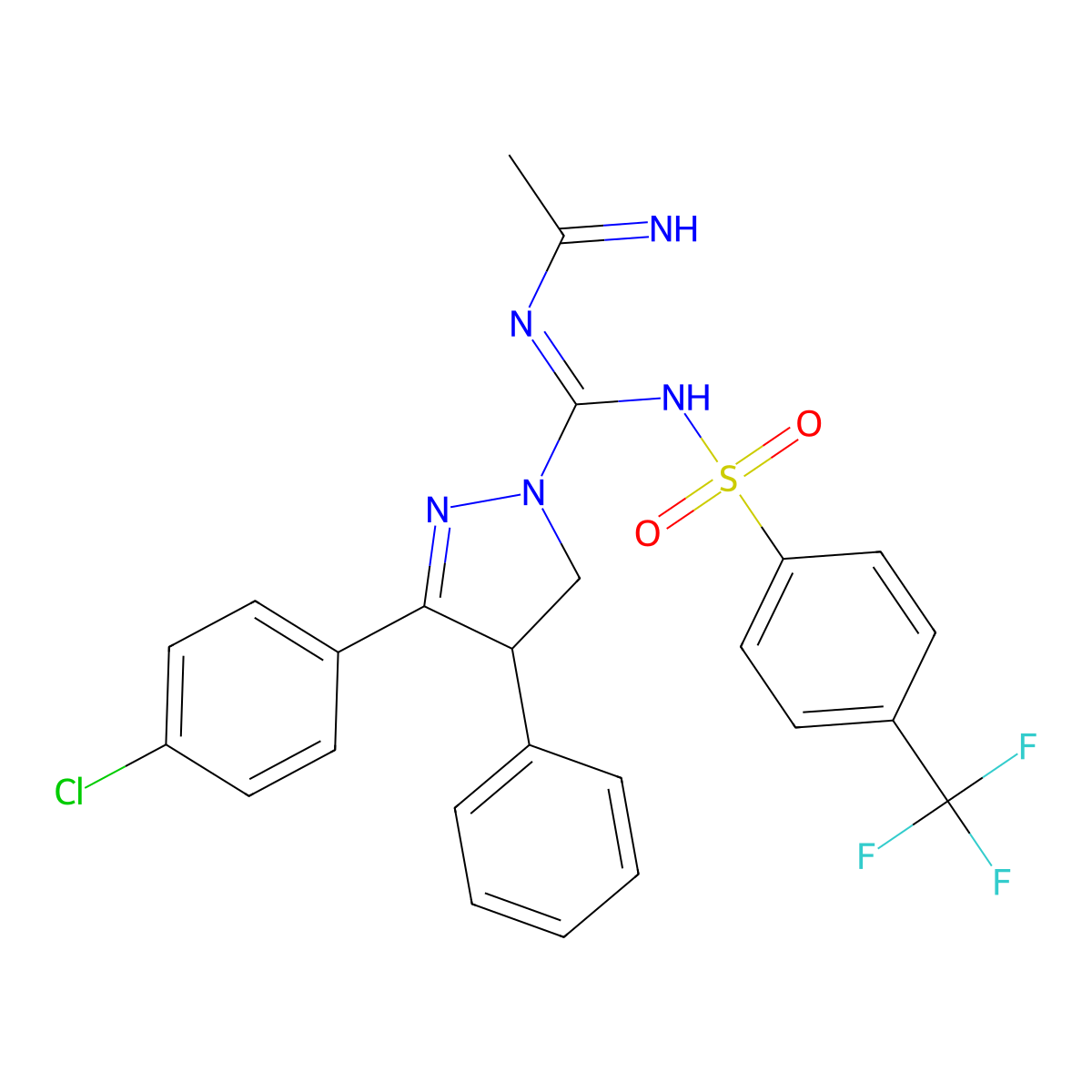 (Rac)-Zevaquenabant molecular structure, CAS 1610420-28-4