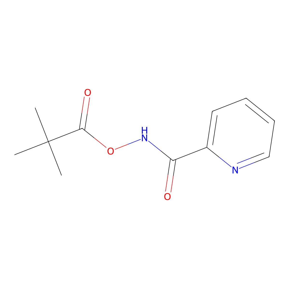 Pyridin-2-ylformamido 2,2-dimethylpropanoate molecular structure, CAS 1610422-07-5