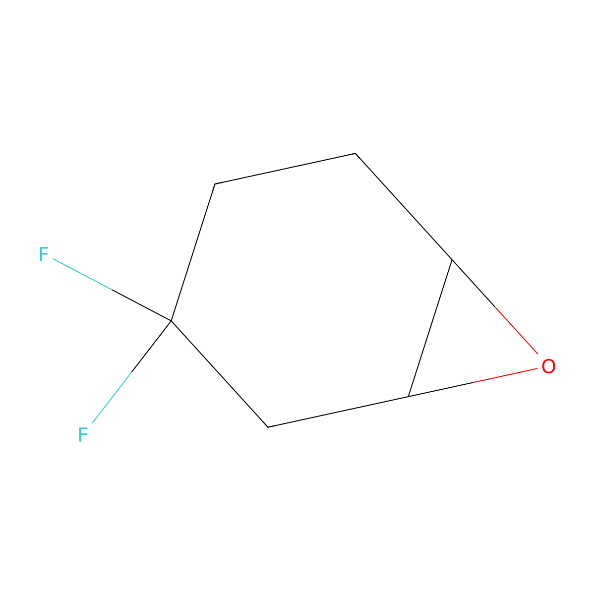 3,3-Difluoro-7-oxabicyclo[4.1.0]heptane molecular structure, CAS 1610468-85-3