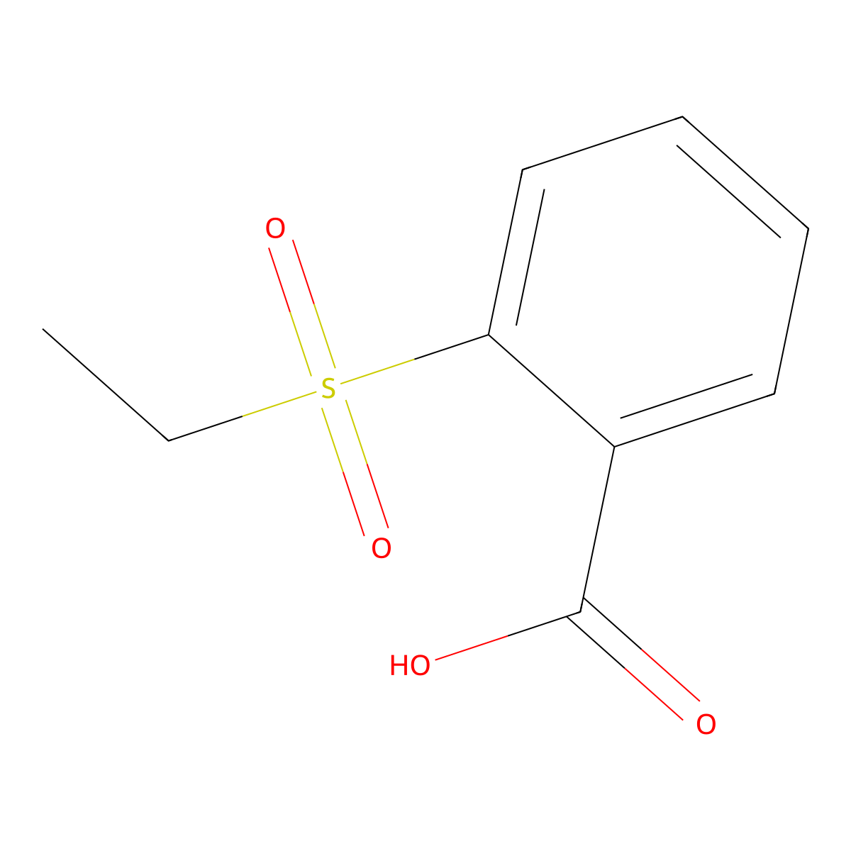 2-(Ethanesulfonyl)benzoic acid molecular structure, CAS 161058-27-1