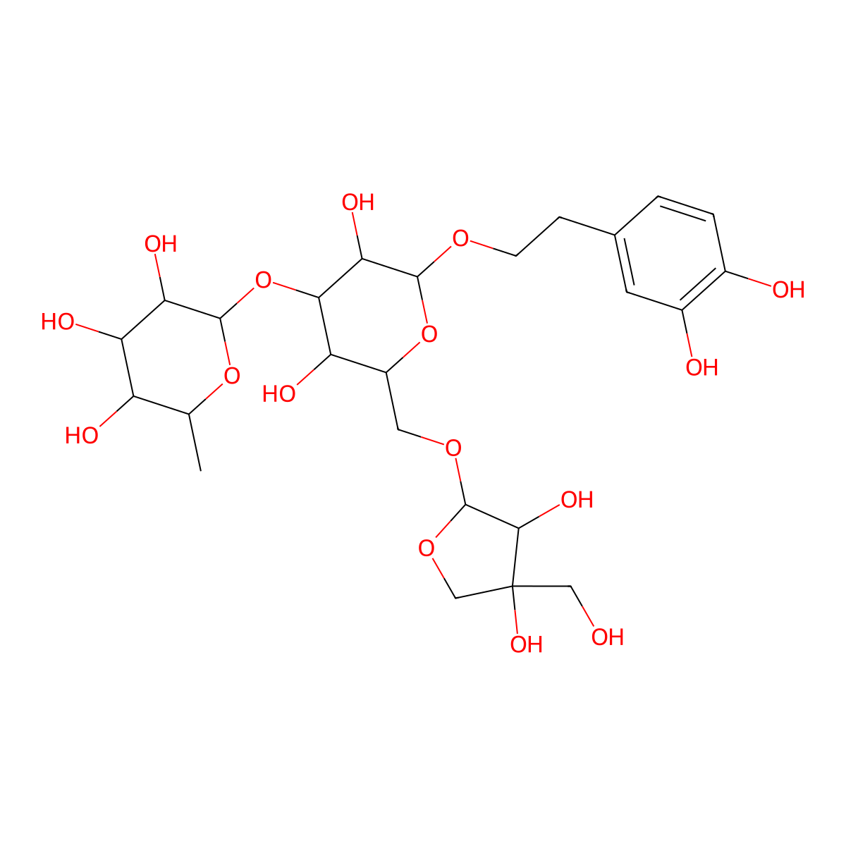 Peiioside B molecular structure, CAS 1610618-91-1