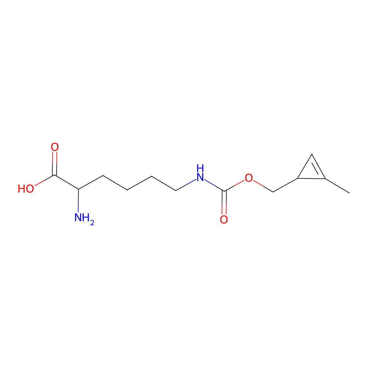 N-yclopropene-L-ysine molecular structure, CAS 1610703-09-7