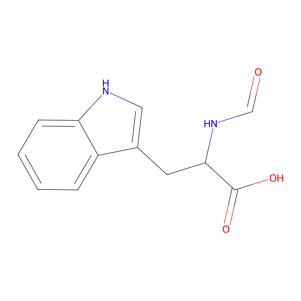 N-(Hydroxymethylidene)tryptophan molecular structure, CAS 16108-03-5