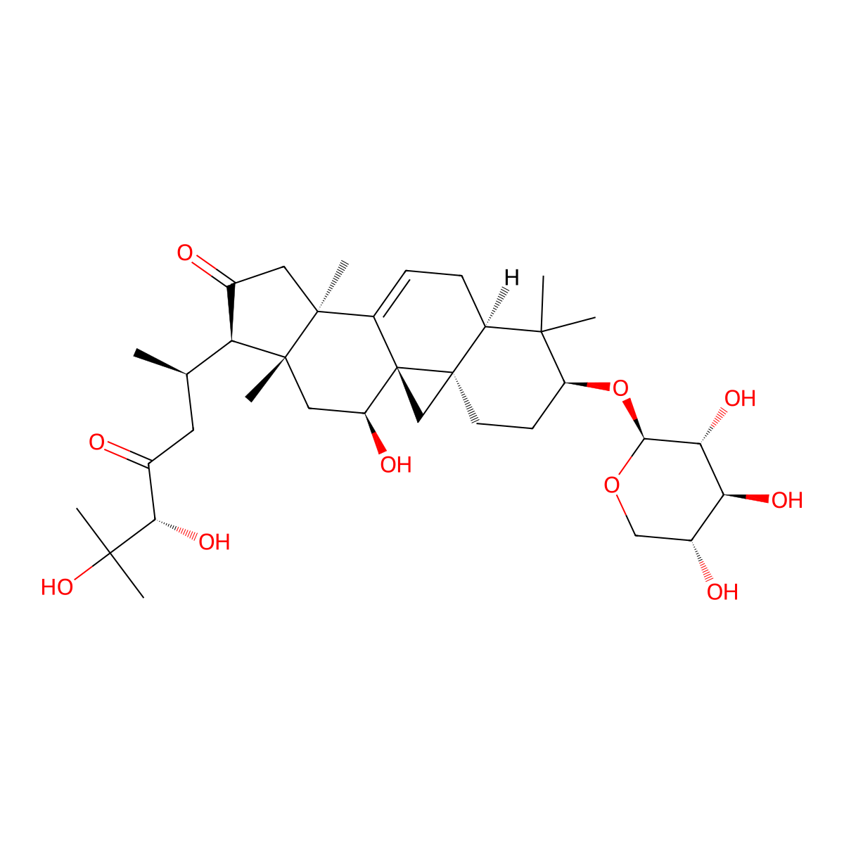 Cimicifugoside H-2 molecular structure, CAS 161097-77-4