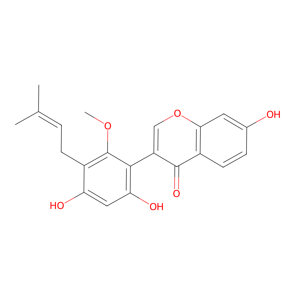 Glicoricone molecular structure, CAS 161099-37-2