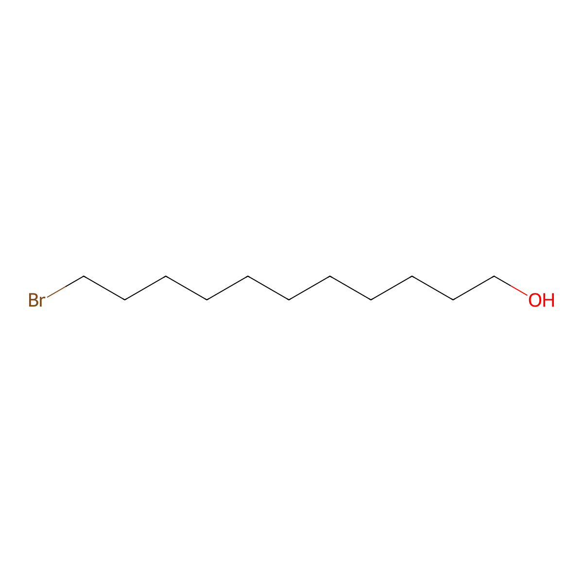 11-Bromo-1-undecanol molecular structure, CAS 1611-56-9