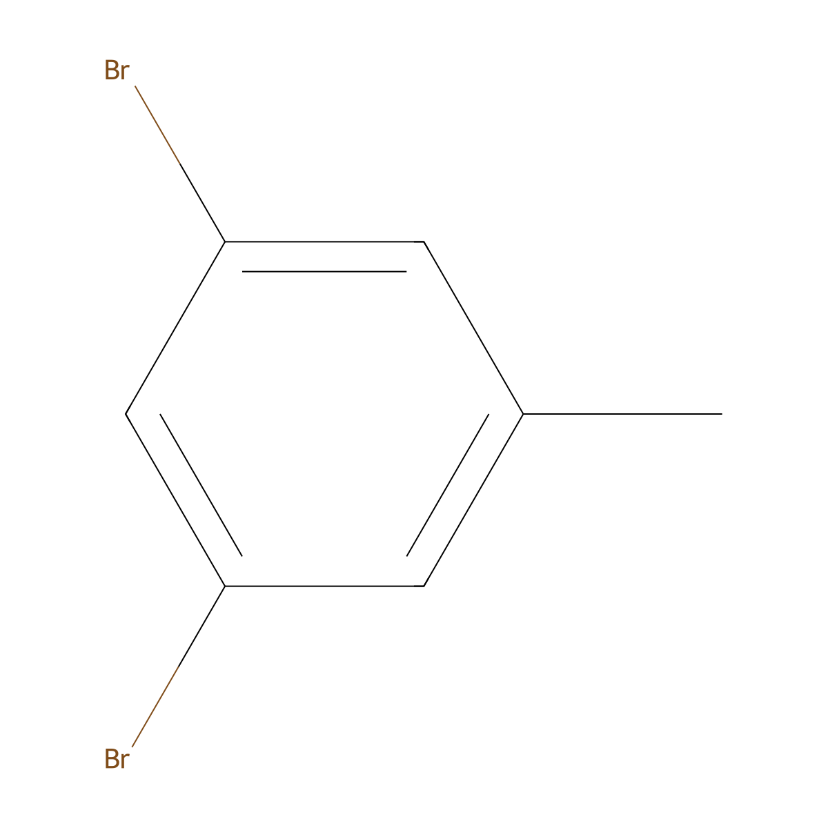 3,5-Dibromotoluene molecular structure, CAS 1611-92-3