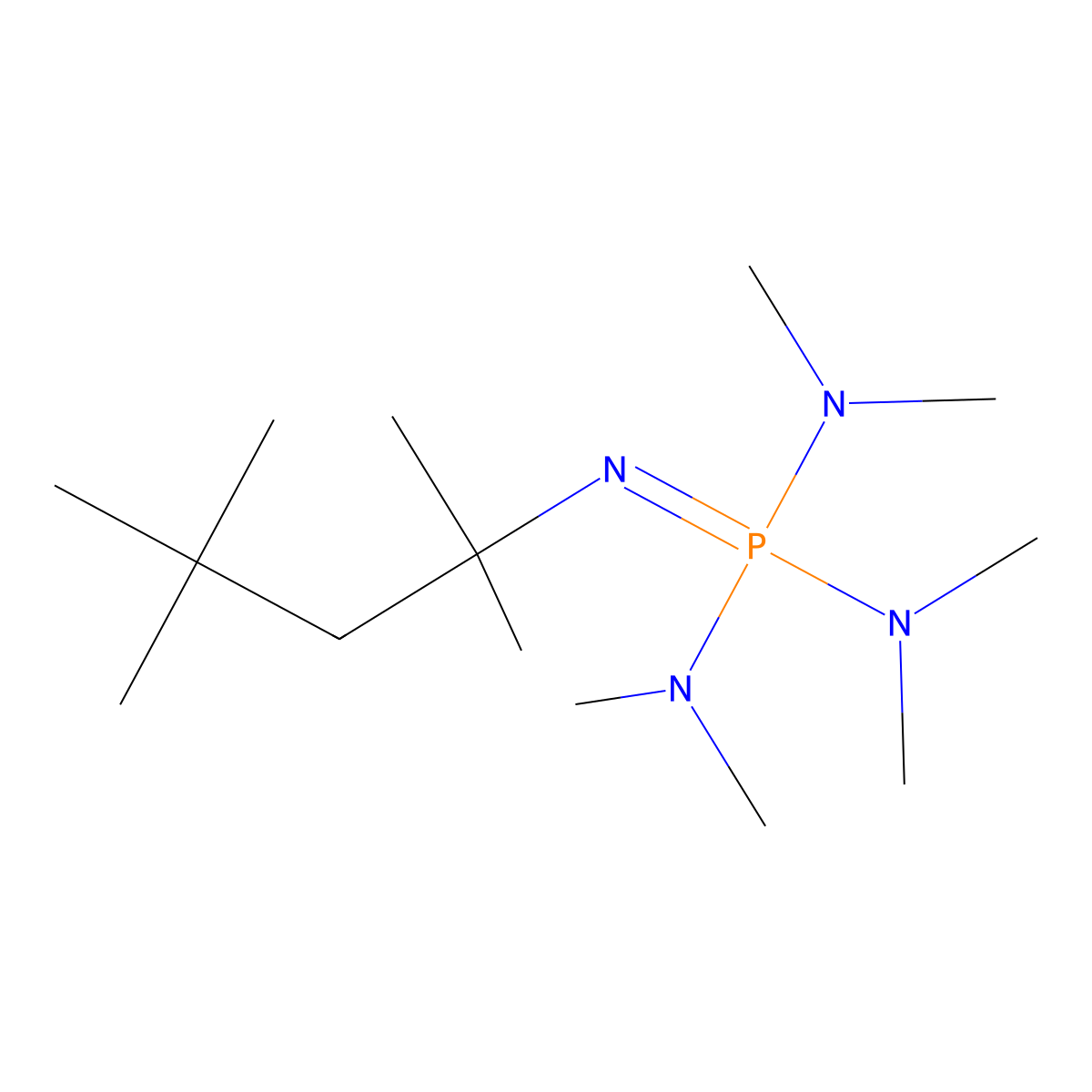 Phosphazene base P1-t-Oct molecular structure, CAS 161118-69-0