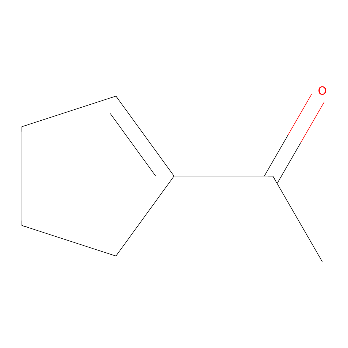 1-Acetylcyclopentene molecular structure, CAS 16112-10-0