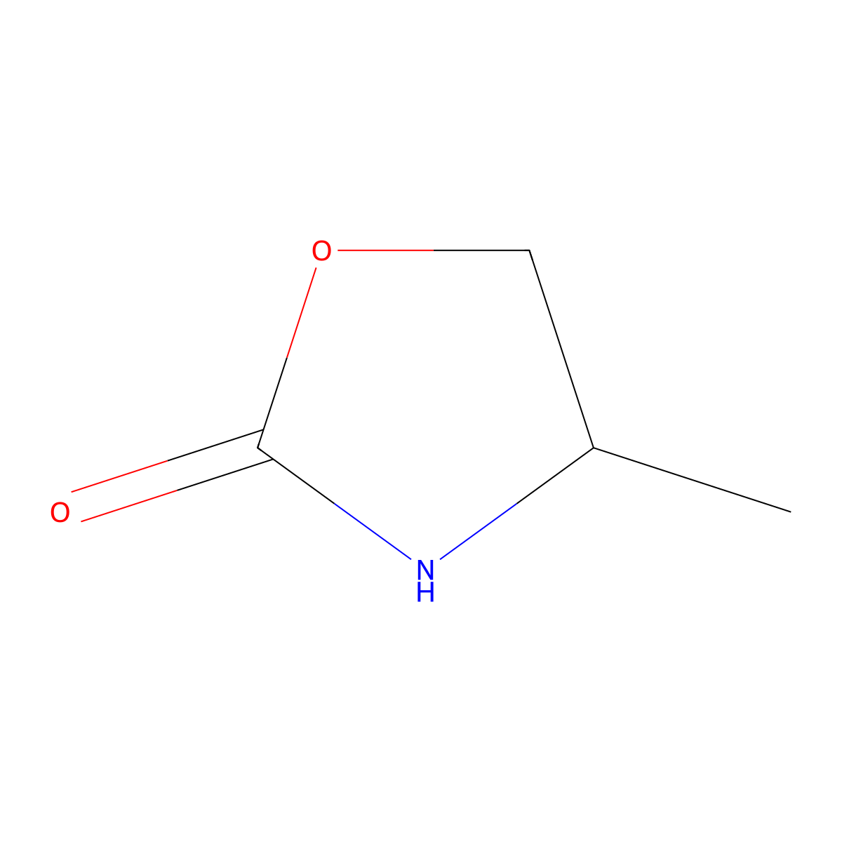 4-Methyl-1,3-oxazolidin-2-one molecular structure, CAS 16112-59-7