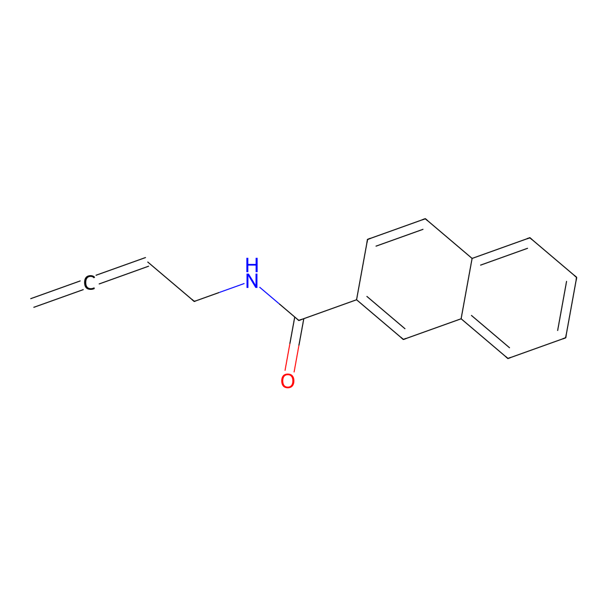 N-(Buta-2,3-dien-1-YL)-2-naphthamide molecular structure, CAS 1611461-18-7