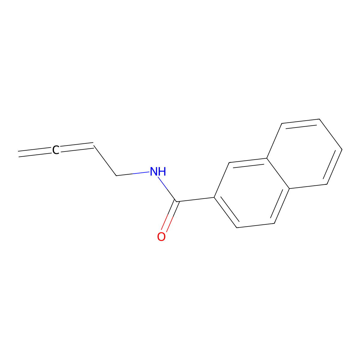 N-(Buta-2,3-dien-1-YL)-2-naphthamide molecular structure, CAS 1611461-18-7