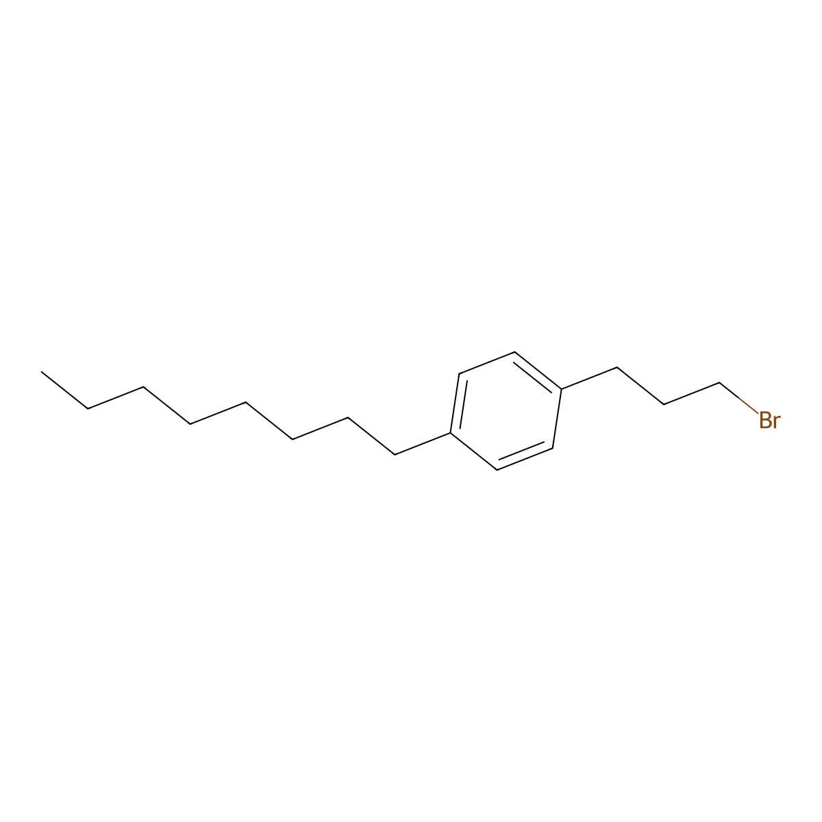 1-(3-Bromo-propyl)-4-octyl-benzene molecular structure, CAS 1611469-80-7