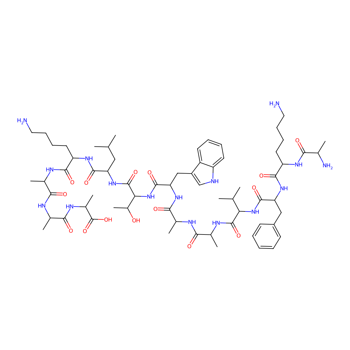 PADRE peptide molecular structure, CAS 161147-59-7