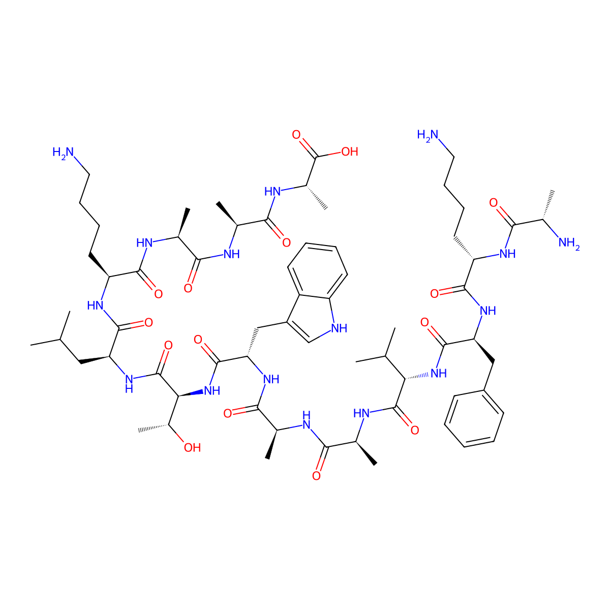 PADRE peptide molecular structure, CAS 161147-59-7