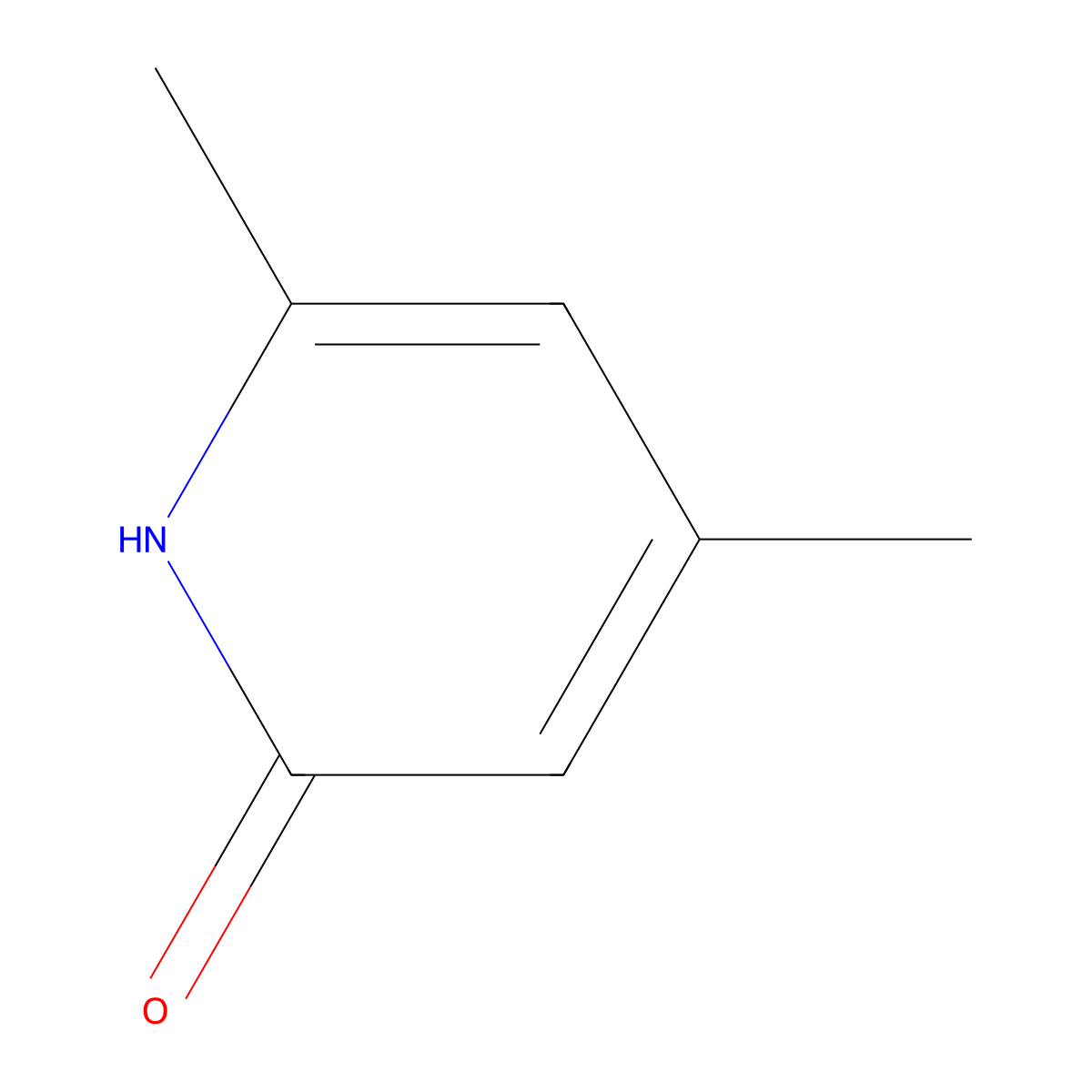 4,6-Dimethylpyridin-2-ol molecular structure, CAS 16115-08-5