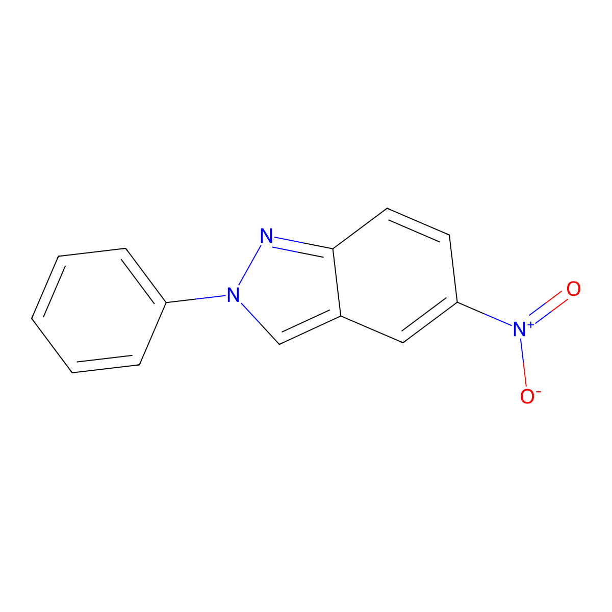 5-Nitro-2-phenylindazole molecular structure, CAS 161154-22-9
