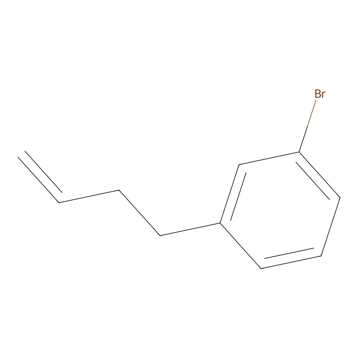 1-Bromo-3-(but-3-en-1-yl)benzene molecular structure, CAS 161173-98-4