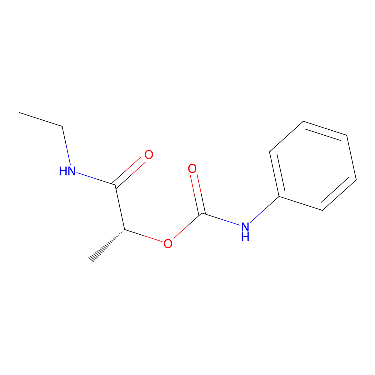 Carbetamide molecular structure, CAS 16118-49-3