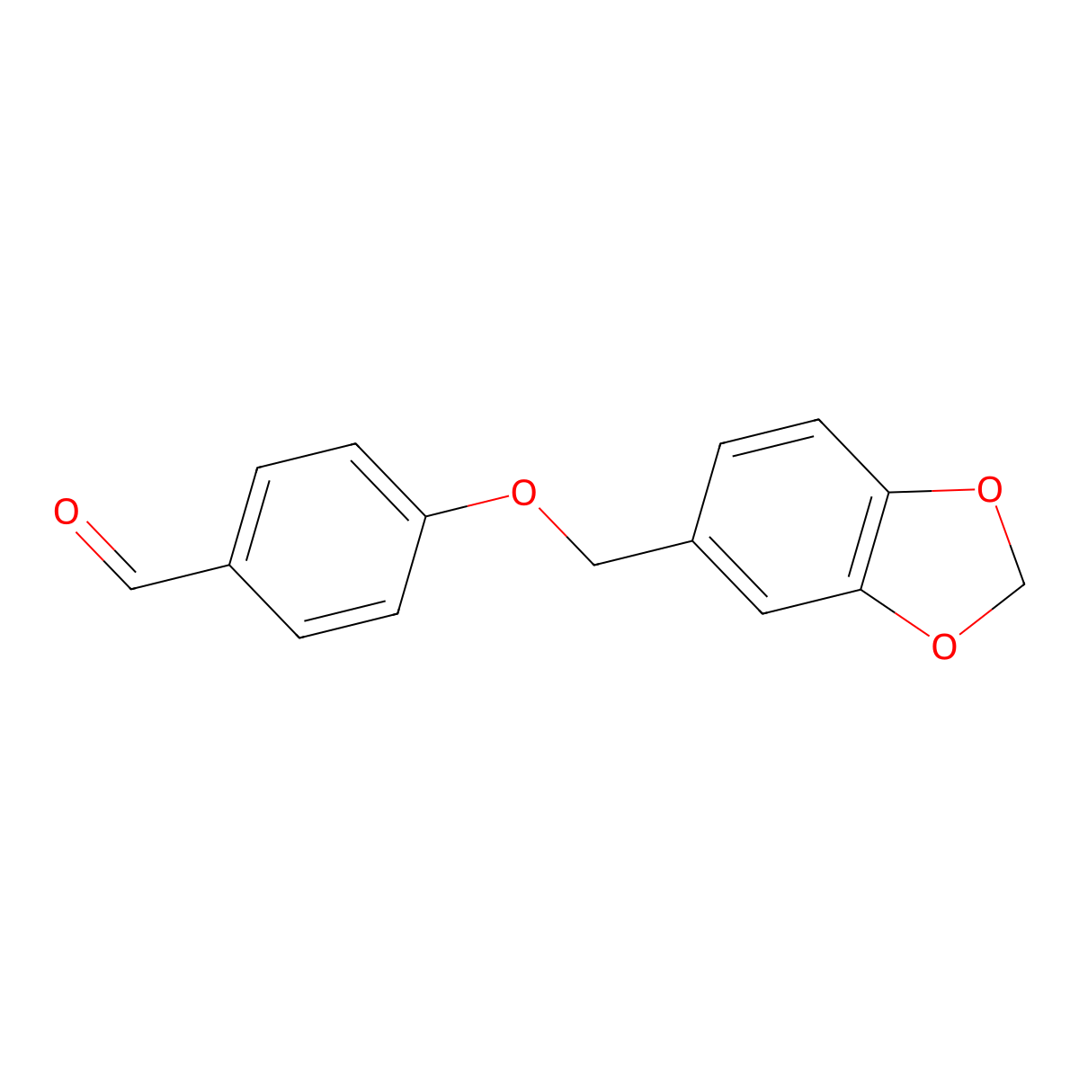 4-(Benzo[1,3]dioxol-5-ylmethoxy)-benzaldehyde molecular structure, CAS 161192-30-9