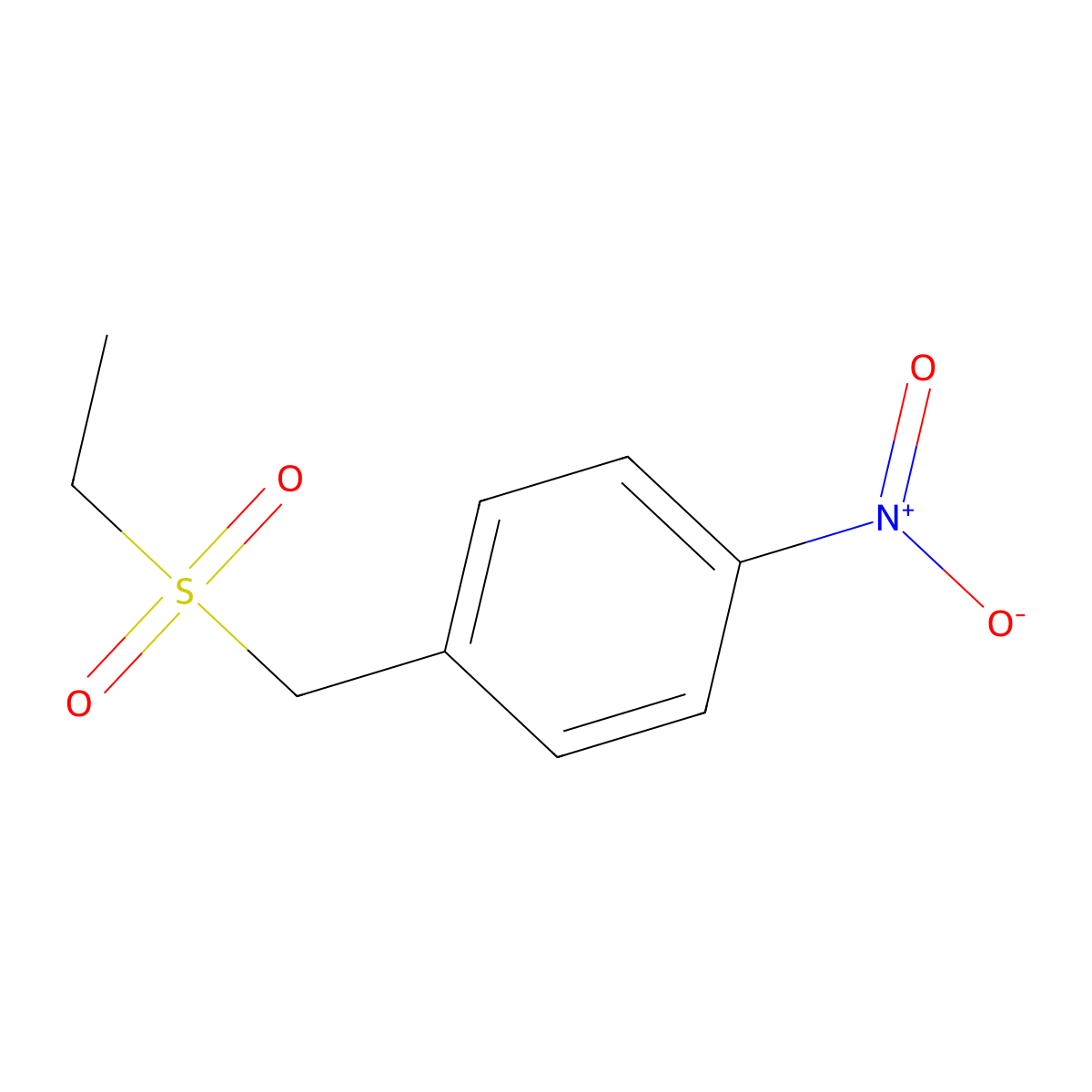 1-[(Ethanesulfonyl)methyl]-4-nitrobenzene molecular structure, CAS 1612-41-5