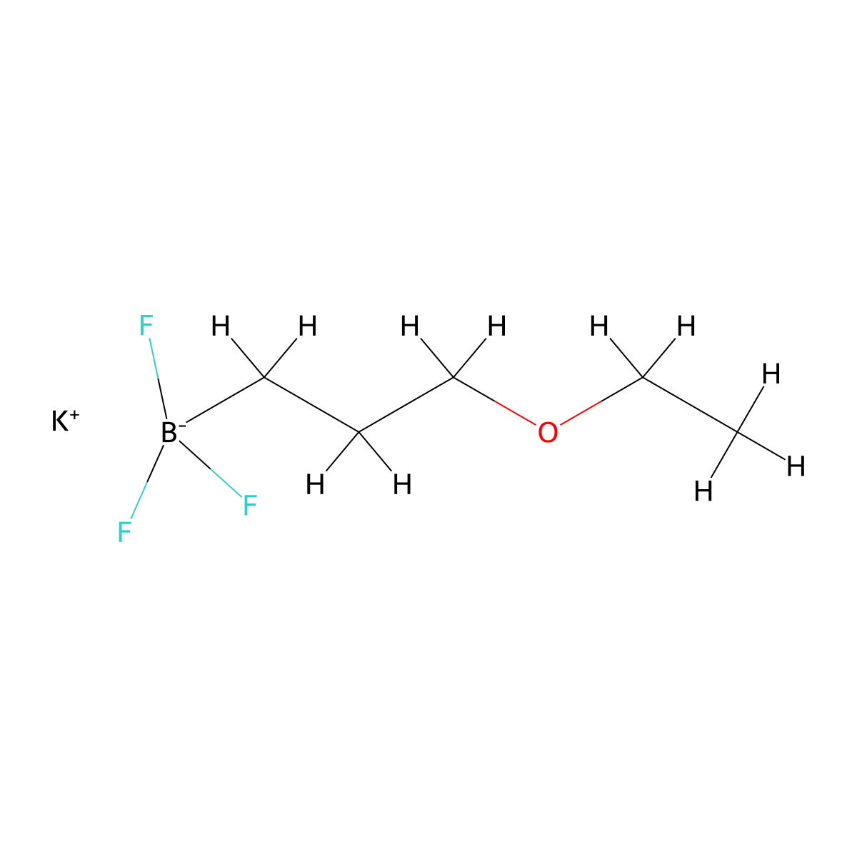 Potassium (3-ethoxypropyl)trifluoroborate molecular structure, CAS 1612215-44-7