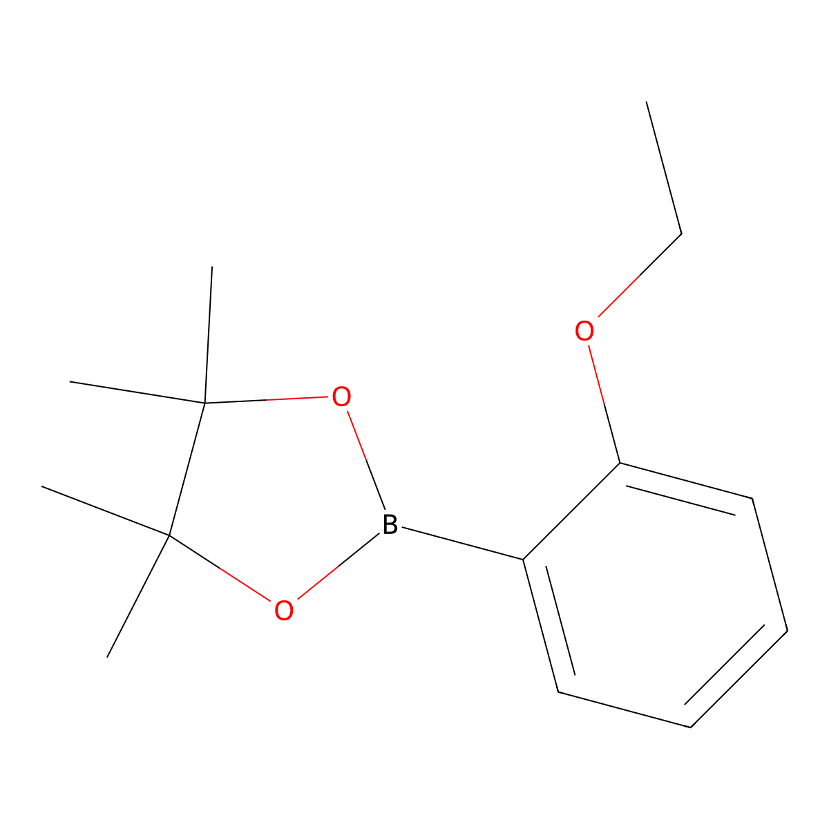 2-(2-Ethoxyphenyl)-4,4,5,5-tetramethyl-1,3,2-dioxaborolane molecular structure, CAS 1612215-52-7
