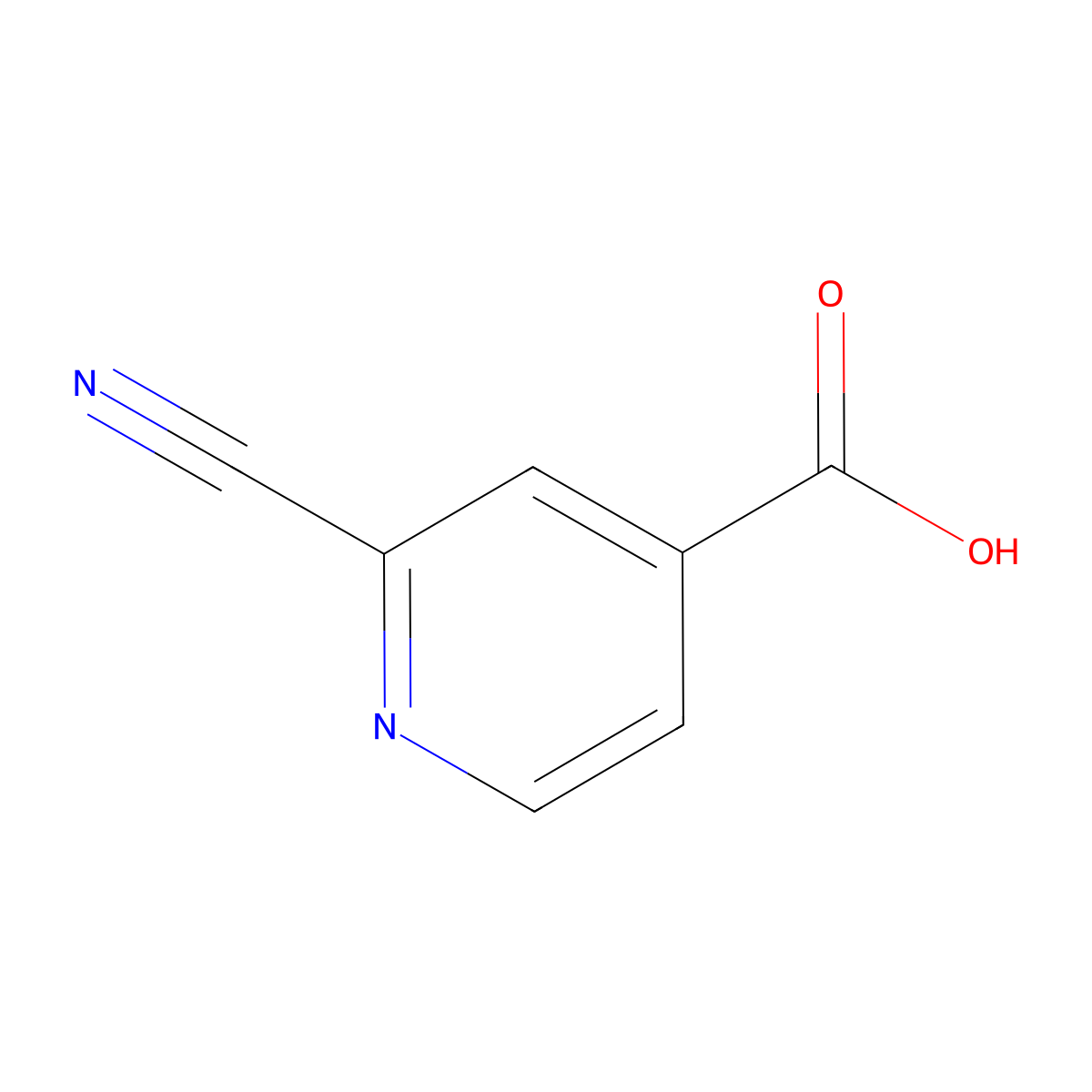 2-Cyanoisonicotinic Acid molecular structure, CAS 161233-97-2