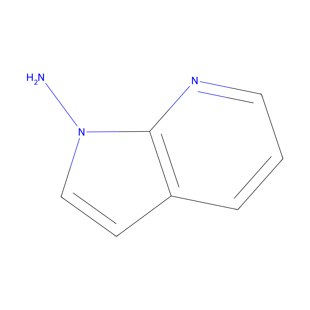 1H-Pyrrolo[2,3-b]pyridin-1-amine molecular structure, CAS 161264-46-6