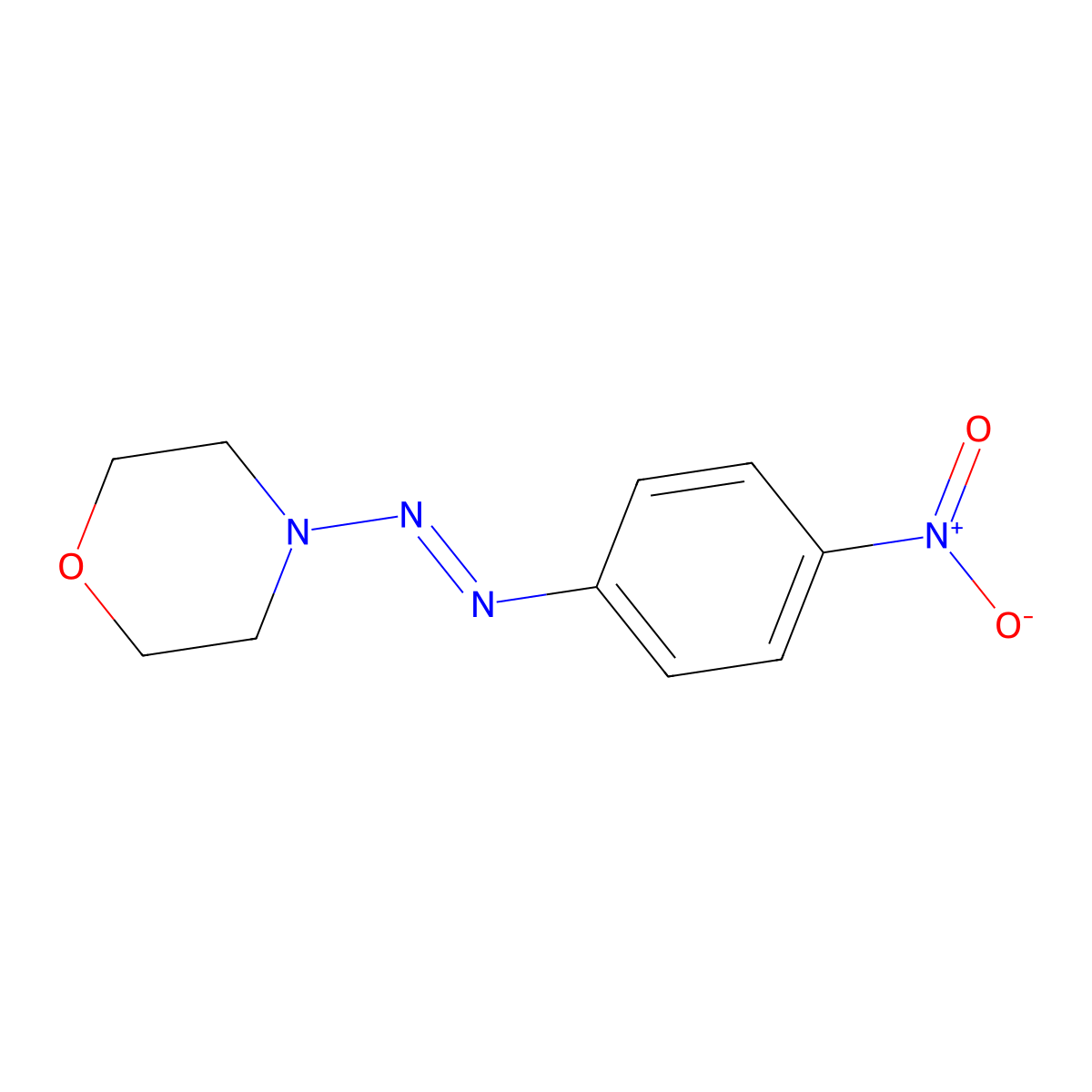 4-[(4-Nitrophenyl)azo]-morpholine molecular structure, CAS 161265-61-8